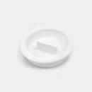 Melipul Becherdeckel mit Griff weiß, 60 Stk.